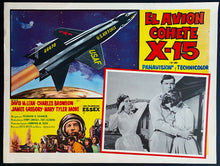 Load image into Gallery viewer, 1961 Mexican Movie Poster Hollywood Film X-15 El Avion Cohete Charles Bronson