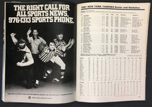 Load image into Gallery viewer, 1981 World Series Baseball Program Game 1 New York Yankees Los Angeles Dodgers