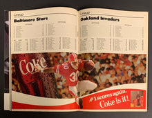 Load image into Gallery viewer, 1985 USFL Championship Game Football Program Meadowlands N.J. Baltimore Stars