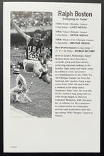 Load image into Gallery viewer, Ralph Boston USA Track Star Autographed Signed Photo Summer Olympics Vintage