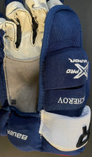 Load image into Gallery viewer, 2020 Nikita Kucherov Game Worn Bauer Hockey Gloves Photo Matched Tampa Bay NHL