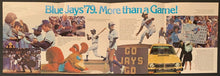 Load image into Gallery viewer, 1979 Toronto Blue Jays Vintage Season Ticket Fold-Out Brochure MLB Baseball