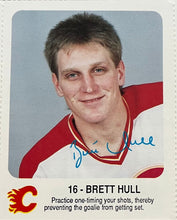 Load image into Gallery viewer, 1987-88 Calgary Flames Red Rooster Complete Sheet 30 Cards Brett Hull +