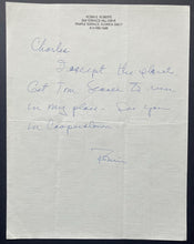 Load image into Gallery viewer, C 1970's Handwritten Letter by Baseball Hall of Famer Robin Roberts MLB Vintage