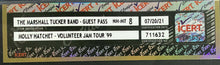 Load image into Gallery viewer, 1999 The Marshall Tucker Band Molly Hatchet Guest Pass Jam Tour icert NM-MT 8