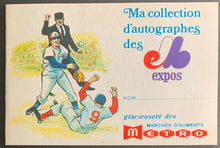 Load image into Gallery viewer, 1970 Montreal Expos Autograph Album Booklet Unused Vintage MLB Baseball
