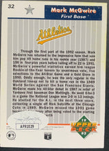 Load image into Gallery viewer, Mark McGwire Autographed Signed Oakland Athletics Baseball Trading Card MLB JSA