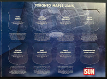 Load image into Gallery viewer, 2006-07 Toronto Maple Leafs Platinum Plaque Collection The Sun News Promotion