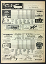 Load image into Gallery viewer, 1960 Multi Signed Spring Training MLB Program x14 Mathews Yankees vs Braves JSA