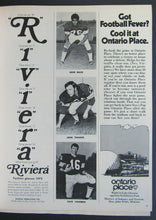 Load image into Gallery viewer, 1972 Empire Stadium CFL Football Program Toronto Argonauts vs BC Lions Vintage