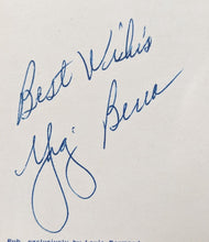 Load image into Gallery viewer, 1952 Yogi Berra Autographed Postcard Signed New York Yankees Baseball MLB PSA