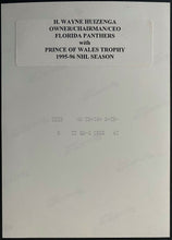 Load image into Gallery viewer, Wayne Huizenga Autographed Signed Florida Panthers Photo NHL Hockey Team Owner
