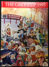 Load image into Gallery viewer, 1993 CFL Grey Cup Program McMahon Stadium Eskimos vs Winnipeg Blue Bombers