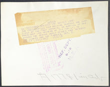 Load image into Gallery viewer, 1936 President Roosevelt First Pitch World Series Polo Grounds Press Photo LOA