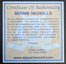 Load image into Gallery viewer, Bernie Nicholls Signed Los Angeles Kings NHL Hockey Puck Autographed COA