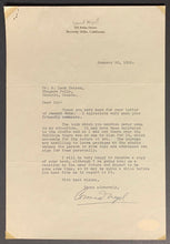 Load image into Gallery viewer, 1933 Conrad Nagel Signed Typed Letter Actor Television Radio Personality JSA