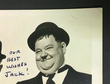 Load image into Gallery viewer, Stan Laurel & Oliver Hardy Signed Autographed Photo Personal Inscription JSA LOA