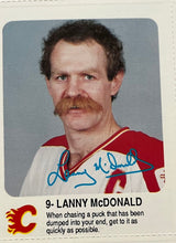 Load image into Gallery viewer, 1987-88 Calgary Flames Red Rooster Complete Sheet 30 Cards Brett Hull +