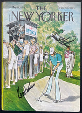 Load image into Gallery viewer, 1974 Arnold Palmer + Ken Venturi Autographed The New Yorker PGA JSA Signed VTG