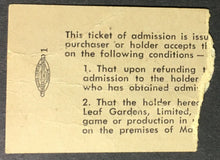 Load image into Gallery viewer, 1963 Maple Leaf Gardens Hockey Ticket Stub Toronto Maple Leafs Boston Bruins