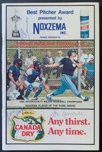 Load image into Gallery viewer, 1986 Toronto Maple Leaf Stadium Inter-county Signed Baseball Program Larry Doby