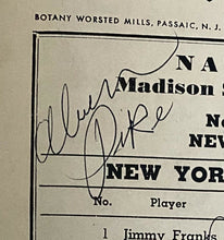 Load image into Gallery viewer, 1942 NHL Hockey Program Signed x11 NY Rangers Montreal Canadiens Autographed