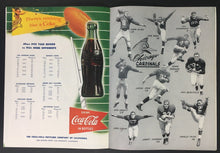 Load image into Gallery viewer, 1955 NFL Football Program San Francisco 49ers vs Chicago Cardinals Kezar Stadium