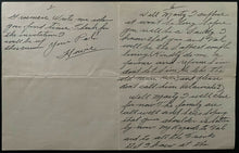 Load image into Gallery viewer, Howie Morenz 7 Page Handwritten Letter Hockey Content Montreal Canadiens JSA
