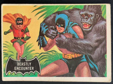 Load image into Gallery viewer, 1966 Topps Batman Black Bat #50 Beastly Encounter Non Sports Trading Card
