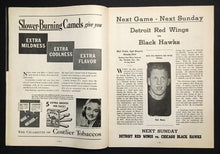 Load image into Gallery viewer, 1940 Chicago Stadium Hockey Program Montreal Canadiens vs Chicago Blackhawks NHL