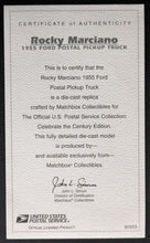 Load image into Gallery viewer, 1955 Rocky Marciano Ford Postal Pickup Truck Die Cast Matchbox Collectibles 1:43