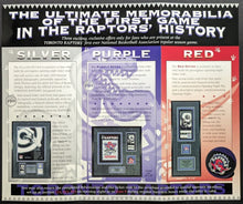 Load image into Gallery viewer, Toronto Raptors Inaugural Season First Game Full Ticket + Original Nike Lanyard