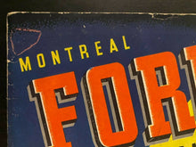 Load image into Gallery viewer, 1943 NHL Hockey Program Montreal Canadiens vs Toronto Maple Leafs Forum Richard