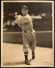 Load image into Gallery viewer, 1930s MLB Baseball Type 1 Burke Photo Cleveland Indians HOFer Earl Averill Vtg