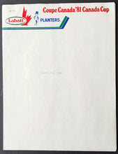 Load image into Gallery viewer, 1981 Canada Cup Media Package Hockey Vintage Sports + Folder Sweden USA +
