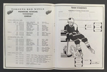 Load image into Gallery viewer, 1984 Minor Bantam Tournament Hockey Program VTG Toronto Red Wings