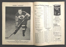 Load image into Gallery viewer, 1937 Boston Garden NHL Sports Program New York Americans vs Boston Bruins Hockey