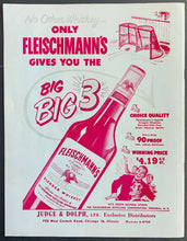 Load image into Gallery viewer, 1955 Chicago Stadium NHL Hockey Program Blackhawks Red Wings Gordie Howe