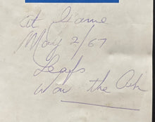 Load image into Gallery viewer, 1967 Stanley Cup Clinching Game NHL Hockey Program + Ticket Maple Leafs Win