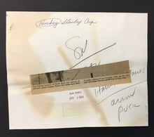 Load image into Gallery viewer, 1962 NHL Stanley Cup Press Photo Game 3 Montreal Vs Chicago Blackhawks Plante