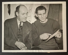 Load image into Gallery viewer, 1938 Bill Stewart Johnny Gottselig Type 1 Photo Chicago Black Hawks NHL LOA