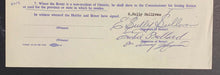 Load image into Gallery viewer, 1966 Boxing Contract Heavyweight Toronto Masaryk Hall Signed Sullivan + Ungerman