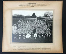 Load image into Gallery viewer, 1960 Queens Golden Gaels Football Team Photo Kingston Ontario University Club