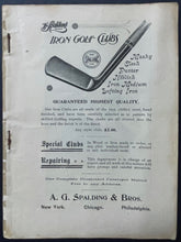 Load image into Gallery viewer, Rare 1895 Edition Spalding's Official Golf Guide USGA Sports Historical Vintage