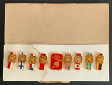 Load image into Gallery viewer, 1986 World Ice Hockey Championship Full Set Team Pins Moscow Soviet Union Wins