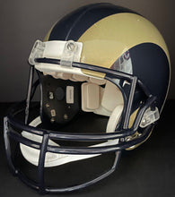 Load image into Gallery viewer, Marshall Faulk Autographed St Louis Rams Football Helmet Signed NFL Fanatics