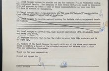 Load image into Gallery viewer, Sonny & Cher Signed Vintage Contract Westbury Music Fair Autographed Document