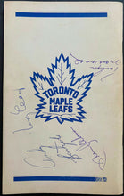 Load image into Gallery viewer, 1965-66 Toronto Maple Leafs Media Guide Autographed Signed x4 Ullman Bathgate +