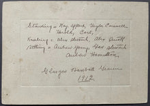 Load image into Gallery viewer, 1912 Glasgow Magnets Baseball Team Cabinet Photo Vintage