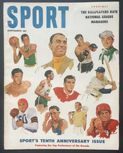 Load image into Gallery viewer, 1956 Sport Magazine 10th Anniversary Issue Top Performers of Decade Cover